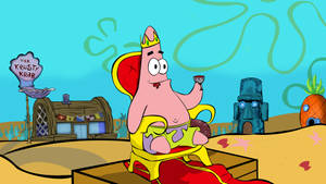 King Funny Patrick Wallpaper