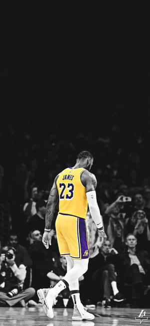 King Lebron James Alone Wallpaper