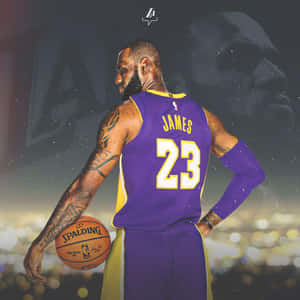 King Lebron James – Nba Champion And Hall Of Famer Wallpaper