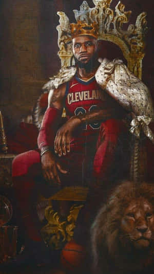 King Lebron James, Nba Superstar Wallpaper