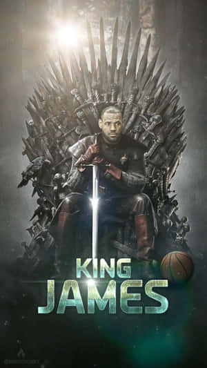 King Lebron James - The King Of Basketball Wallpaper