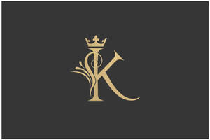 King Logo Monogram Wallpaper