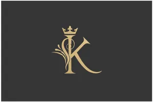 King Logo Monogram Wallpaper