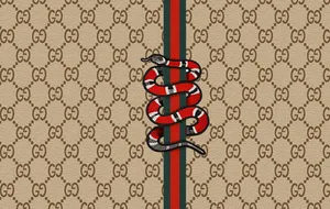 King Snake Gucci Pattern Wallpaper