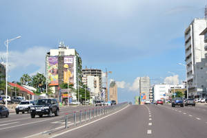 Kinshasa City Road Wallpaper
