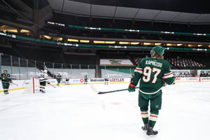 Kirill Kaprizov Minnesota Wild Player Wallpaper