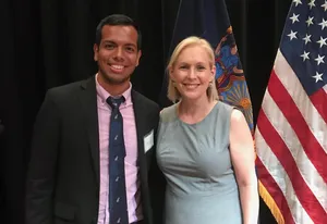 Kirsten Gillibrand At Posse Foundation Event Wallpaper