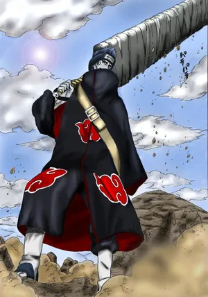 Kisame Sky Blue Concept Art Wallpaper