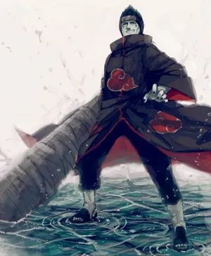 Kisame Water Splash Artwork Wallpaper