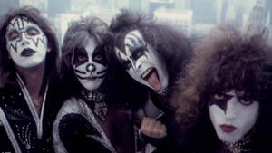 Kiss Band Signature Make-up Wallpaper