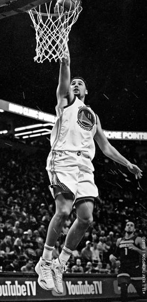 Klay Thompson Grayscale Wallpaper