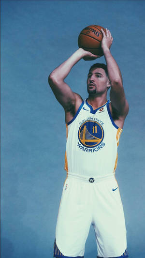 Klay Thompson Shooting Wallpaper