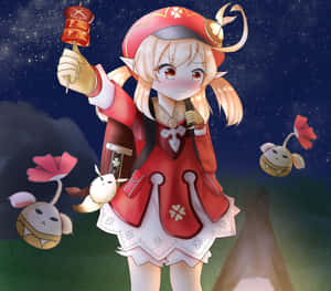 Klee Bbq Genshin Pfp Wallpaper