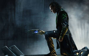 Kneeling Loki - The God Of Mischief Wallpaper