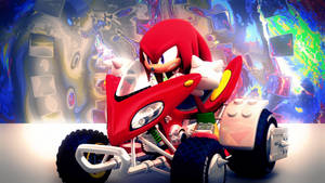 Knuckles The Echidna Land Breaker Wallpaper