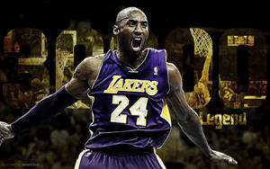 Kobe Bryant Cool Gold Legend Wallpaper