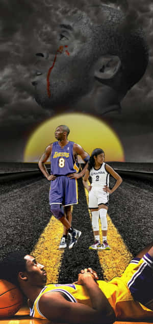 Kobe & Gigi Bryant: Father And Daughter, Forever In Our Hearts Wallpaper