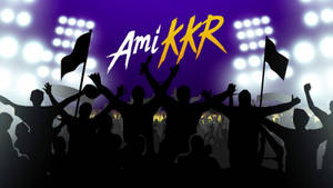 Kolkata Knight Riders Silhouette Wallpaper