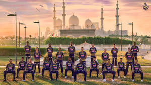 Kolkata Knight Riders Team Players Wallpaper