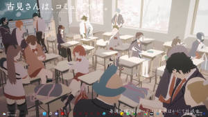 Komi Can't Communicate Young People Connecting To Each Other Wallpaper