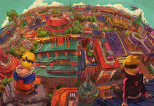 Konoha Village Naruto And Boruto Wallpaper