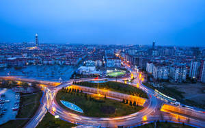 Konya City Time Lapse Wallpaper