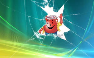 Kool Aid Man Broken Screen Wallpaper