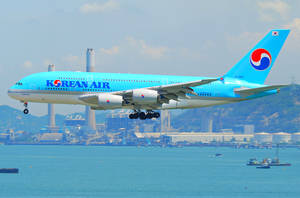 Korean Air Airbus A380-861 Wallpaper