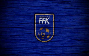 Kosovo Football Federation Flag Wallpaper