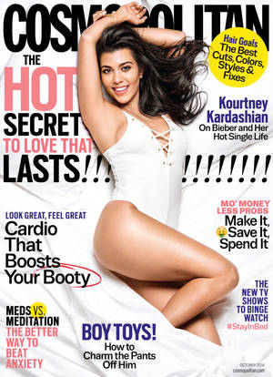 Kourtney Kardashian For Cosmopolitan Wallpaper