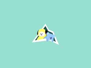 Koya And Chimmy Bt21 Wallpaper
