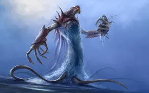 Kraken The Demon Of The Sea Wallpaper