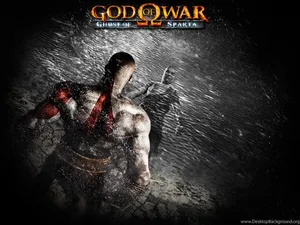 Kratos Searches For Guidance In The Swirling Reflection Of Yggdrasil Wallpaper