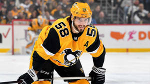 Kris Letang Legendary Ice Hockey Defenseman Wallpaper