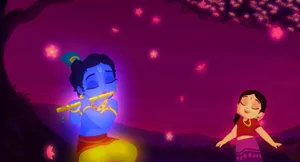 Krishna And Flute God Full Hd Wallpaper