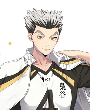 Ktar Bokuto Serving In Volleyball Wallpaper