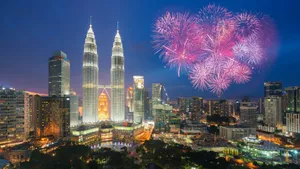 Kuala Lumpur Fireworks Display Wallpaper