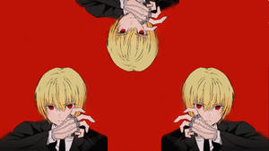 Kurapika Red Background Wallpaper