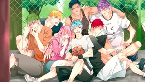Kuroko No Basket Characters Having Fun Wallpaper