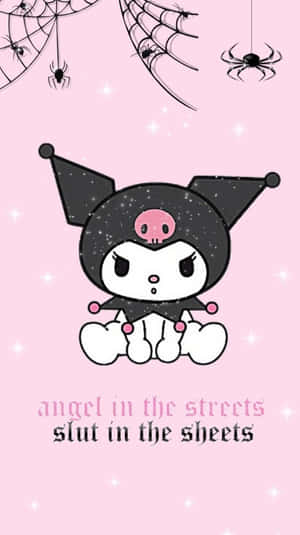 Kuromi Iphone Streets Spiders Wallpaper