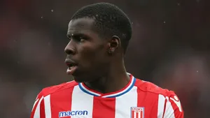 Kurt Zouma Stoke City Looking Right Wallpaper
