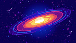 Kurzgesagt Milky Way Wallpaper