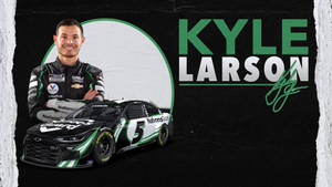 Kyle Larson In Black Wallpaper