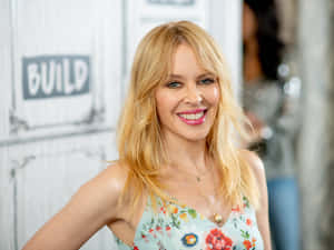 Kylie Minogue Glittering Performance Wallpaper