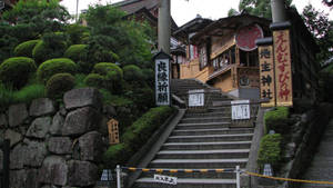 Kyoto Jishu-jinja Shrine Wallpaper