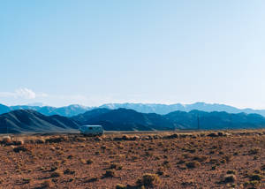 Kyrgyzstan Mountains Shrubland Wallpaper