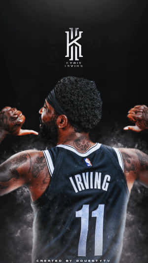 Kyrie Irving Dons A Brooklyn Nets Uniform For The 2019-2020 Season Wallpaper