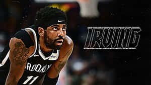 Kyrie Irving From Nets Bending Wallpaper