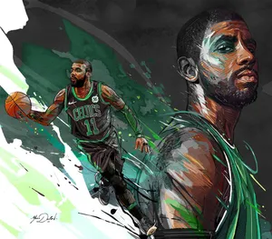 Kyrie Irving Shines Bright Wallpaper