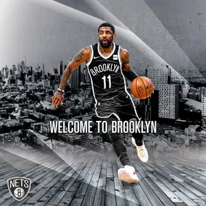 Kyrie Irving Showing Off His Cool Style Wallpaper